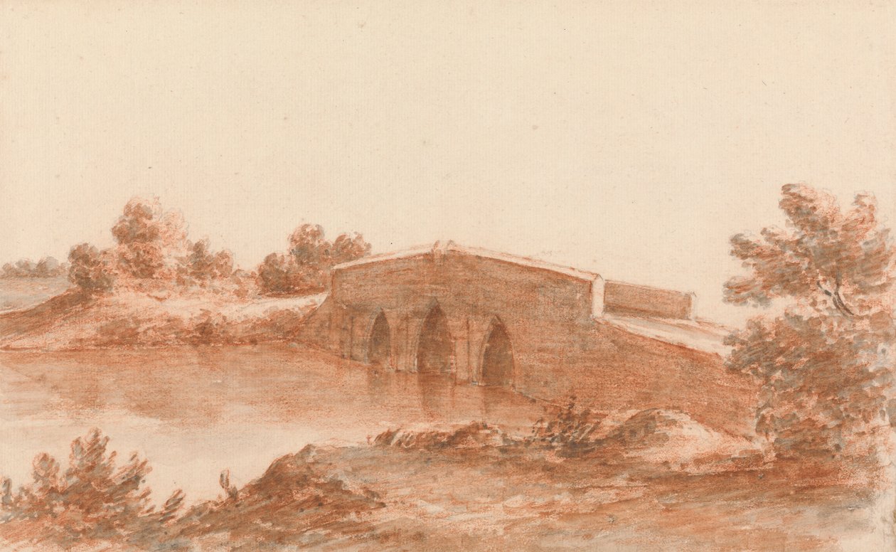 Uma Ponte numa Paisagem de Robert Price
