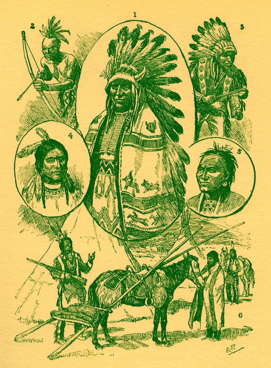 Índios americanos no século 19 de Robert Prowse