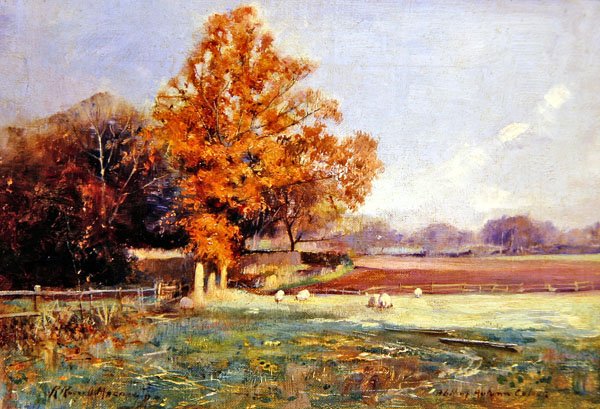 Um pouco de cor, Mull (óleo sobre tela) de Robert Russell MacNee