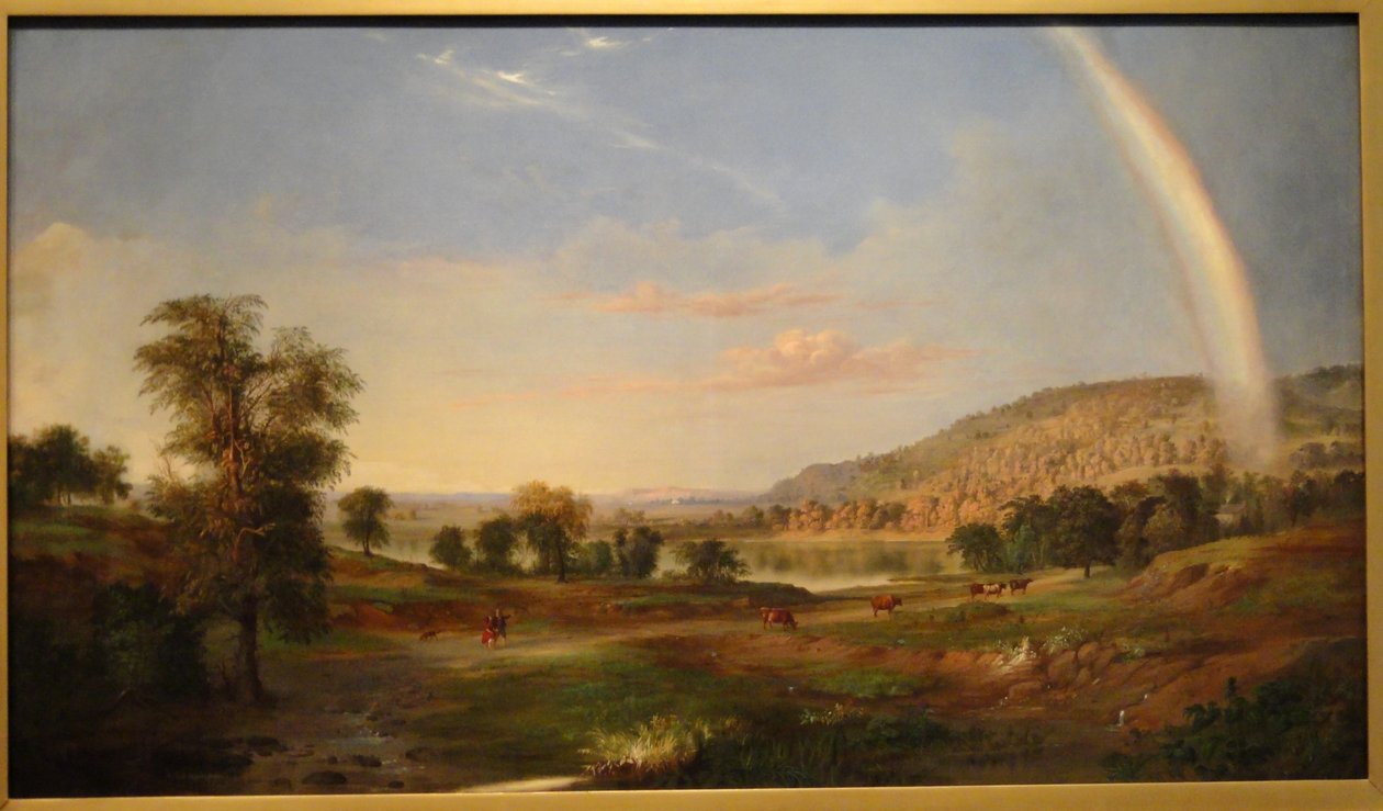 Paisagem com arco-íris de Robert S. Duncanson