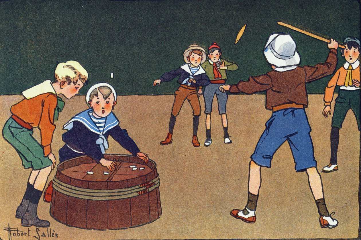 Os ossos e o marmelo. Gravação em "O que estamos a tocar? "por E. Weber com desenhos a aguarela de Robert Salles (1871-1929). Librairie Garnier Freres, Paris de Robert Salles