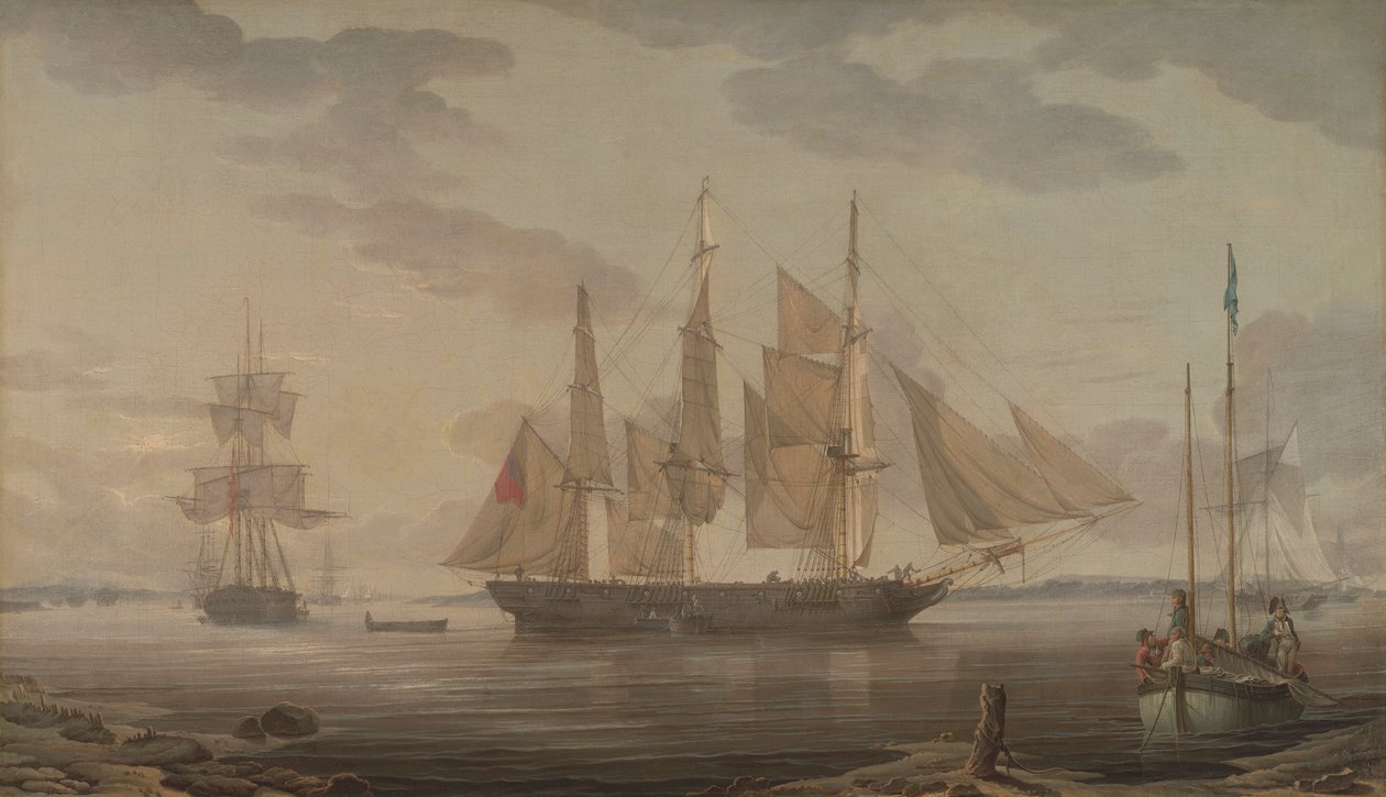 Navios no porto de Robert Salmon