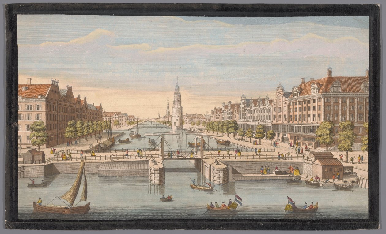 Vista dos Oudeschans em Amesterdão tirada do rio IJ
Uma vista de Amesterdão retirada da antiga muralha (título sobre o objecto)
Holanda (título da série) de Robert Sayer