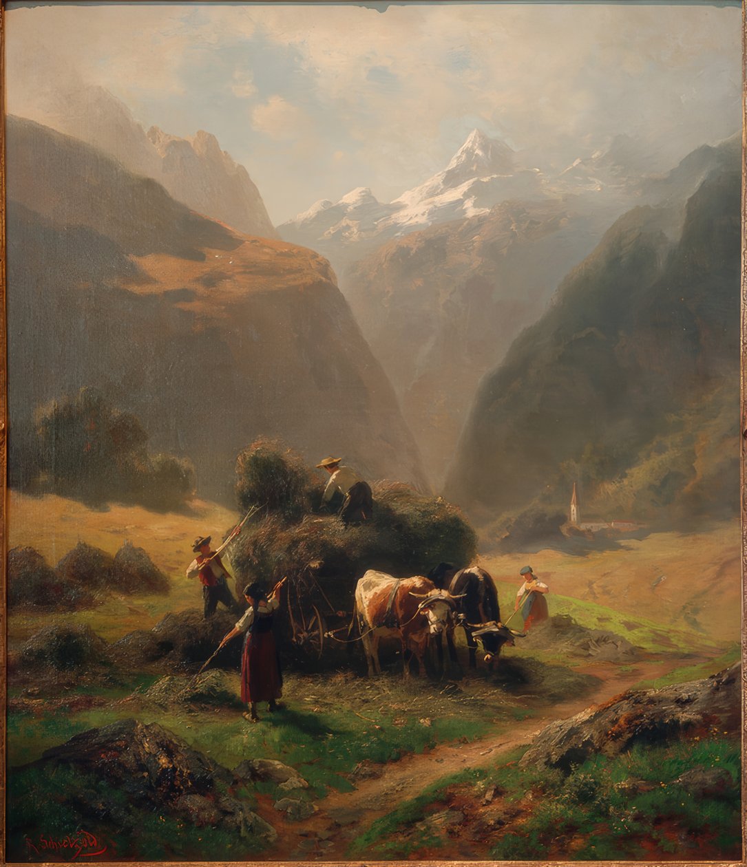 Feno nas altas montanhas de Robert Schietzold