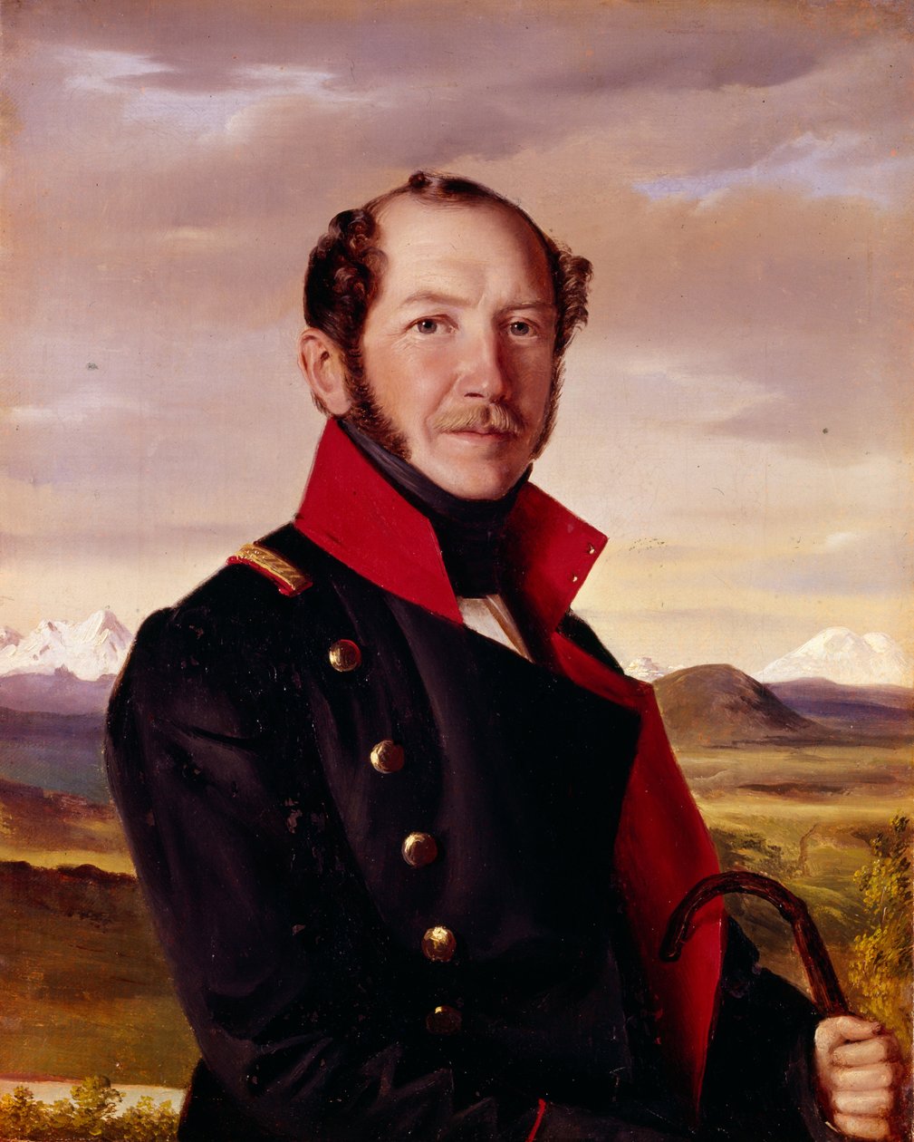 Nikolai Lorer no Cáucaso, 1838 de Robert Schwede