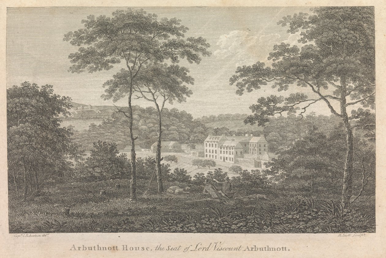 Arbuthnott House, The Seat of Lord Viscount Arbuthnott; página 10 (Volume Um) de Robert Scott