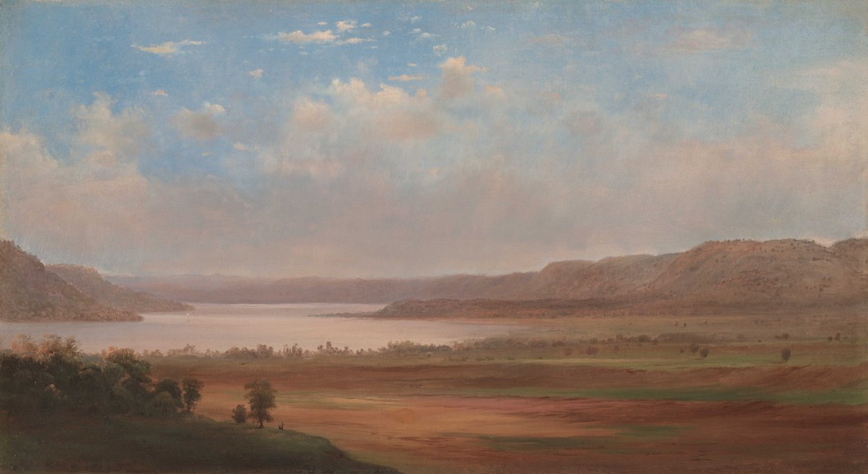 Vista do Lago Pepin, Minnesota, 1862 de Robert Scott Duncanson