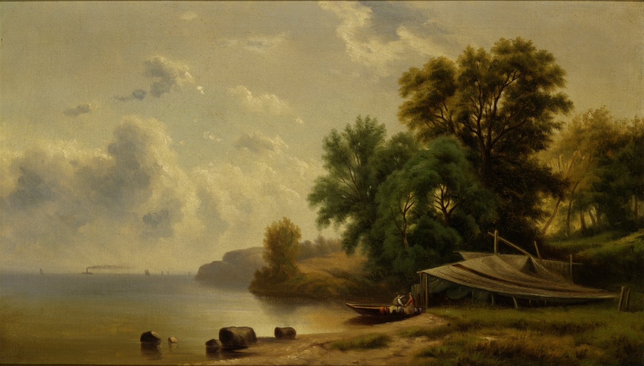 Paisagem com Parque de Campismo, s.d. de Robert Seldon Duncanson
