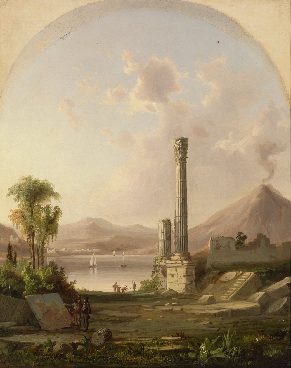 Pompeia, 1855. de Robert Seldon Duncanson
