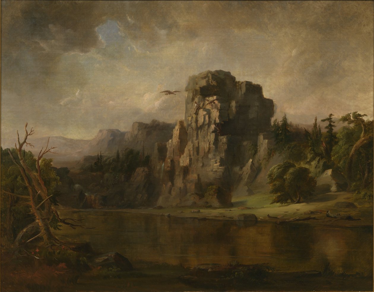 Roubar o ninho da águia de Robert Seldon Duncanson