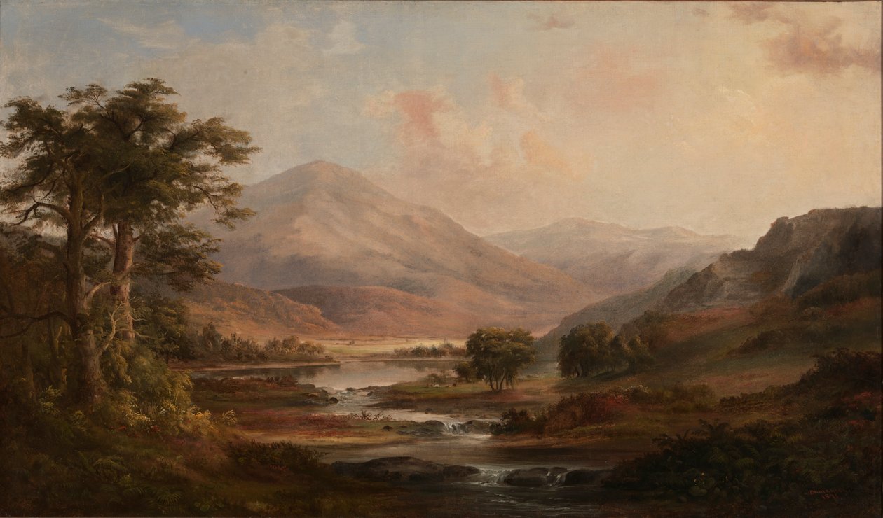 Paisagem escocesa, 1871. de Robert Seldon Duncanson