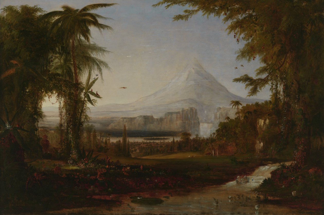 O Jardim do Éden, 1852. de Robert Seldon Duncanson