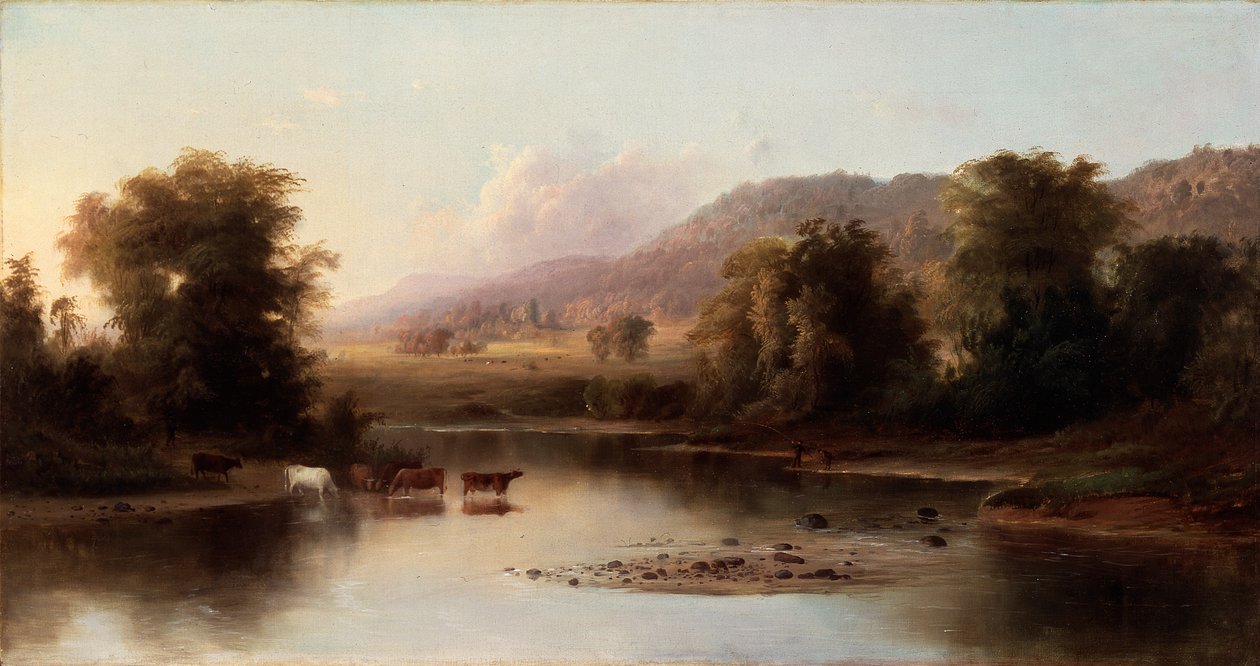 Vista do rio St. Anne de Robert Seldon Duncanson