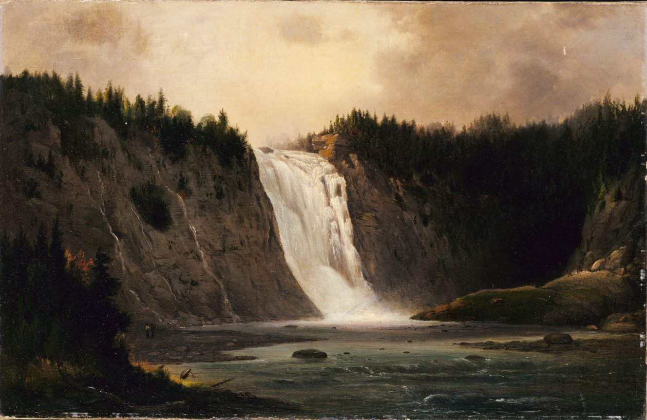 Cachoeira em Mont-Morency, 1864. de Robert Seldon Duncanson