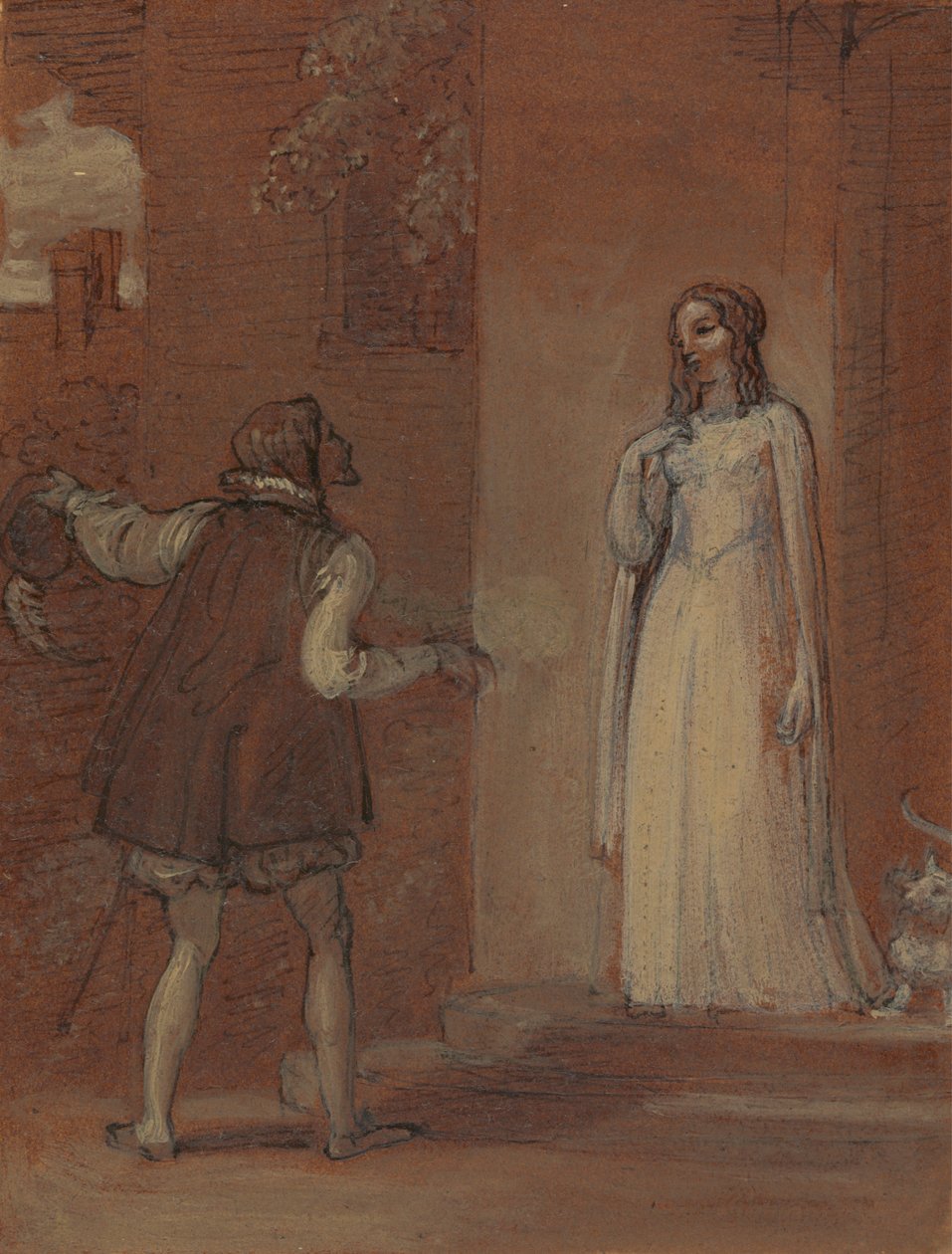 Anne Page e Slender de Robert Smirke