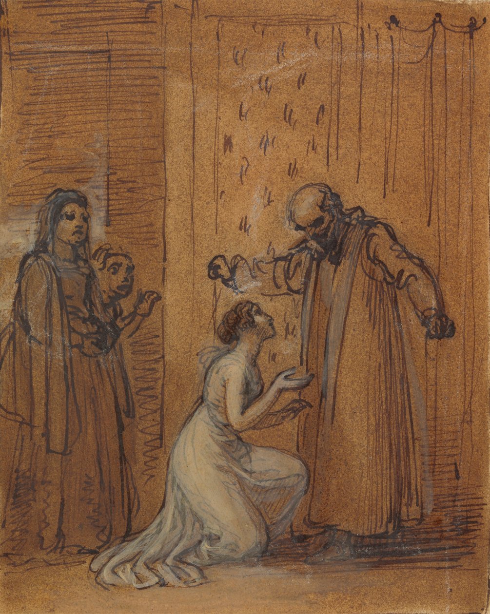Capulet Railing na sua Filha, Julieta de Robert Smirke