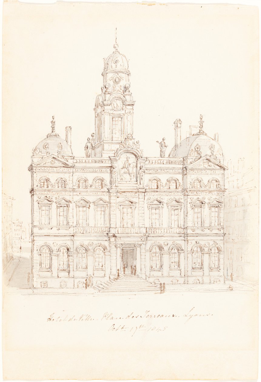 Câmara Municipal, Place des Terreaux, Lyon de Robert Smirke