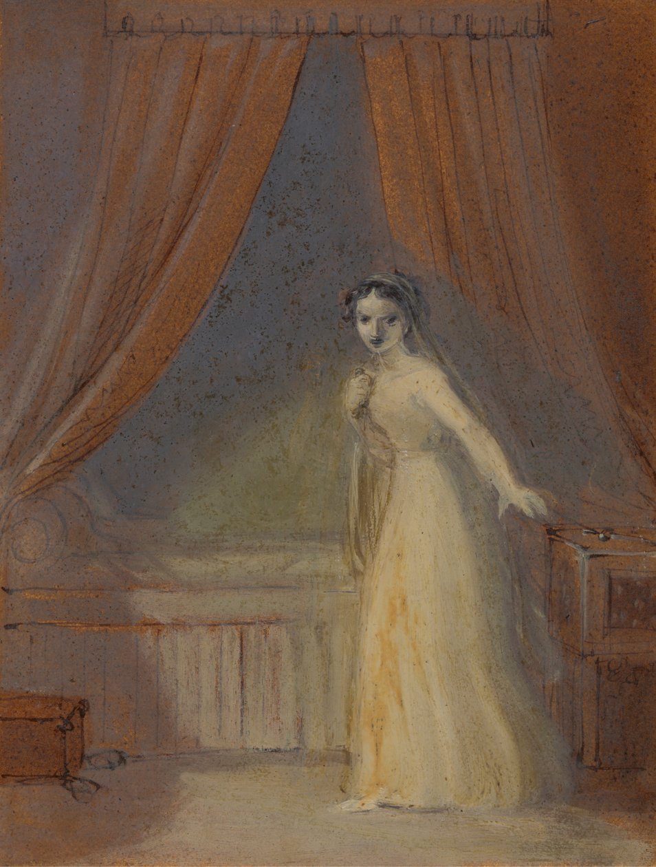 Julieta prestes a levar o seu caldo de adormecer de Robert Smirke