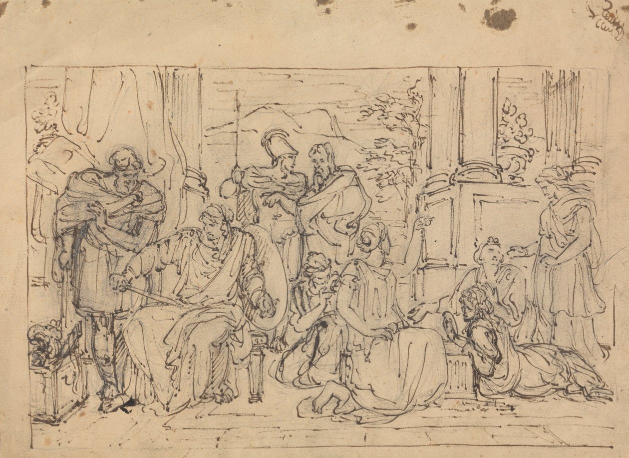 Cena de Timon de Atenas de Robert Smirke