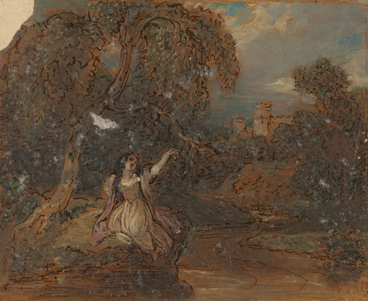 A Morte de Ofélia de Robert Smirke
