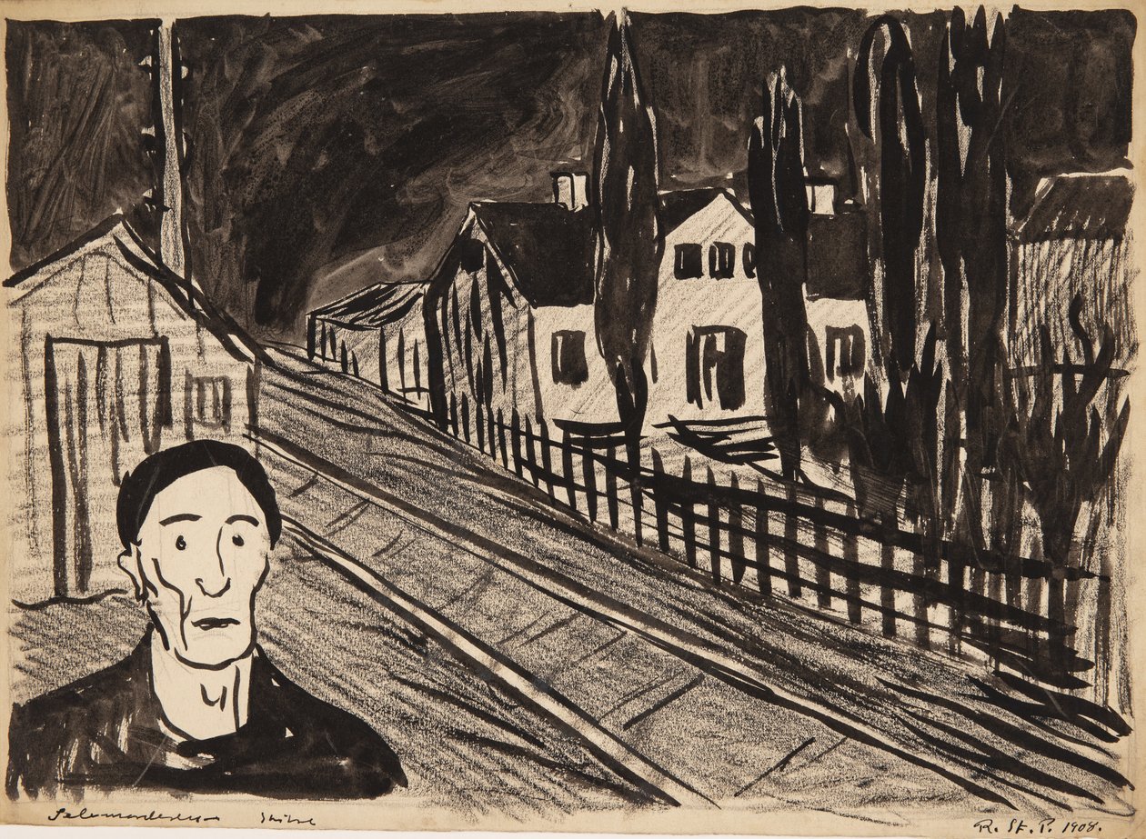 O suicídio. Retrato falado de Robert Storm Petersen