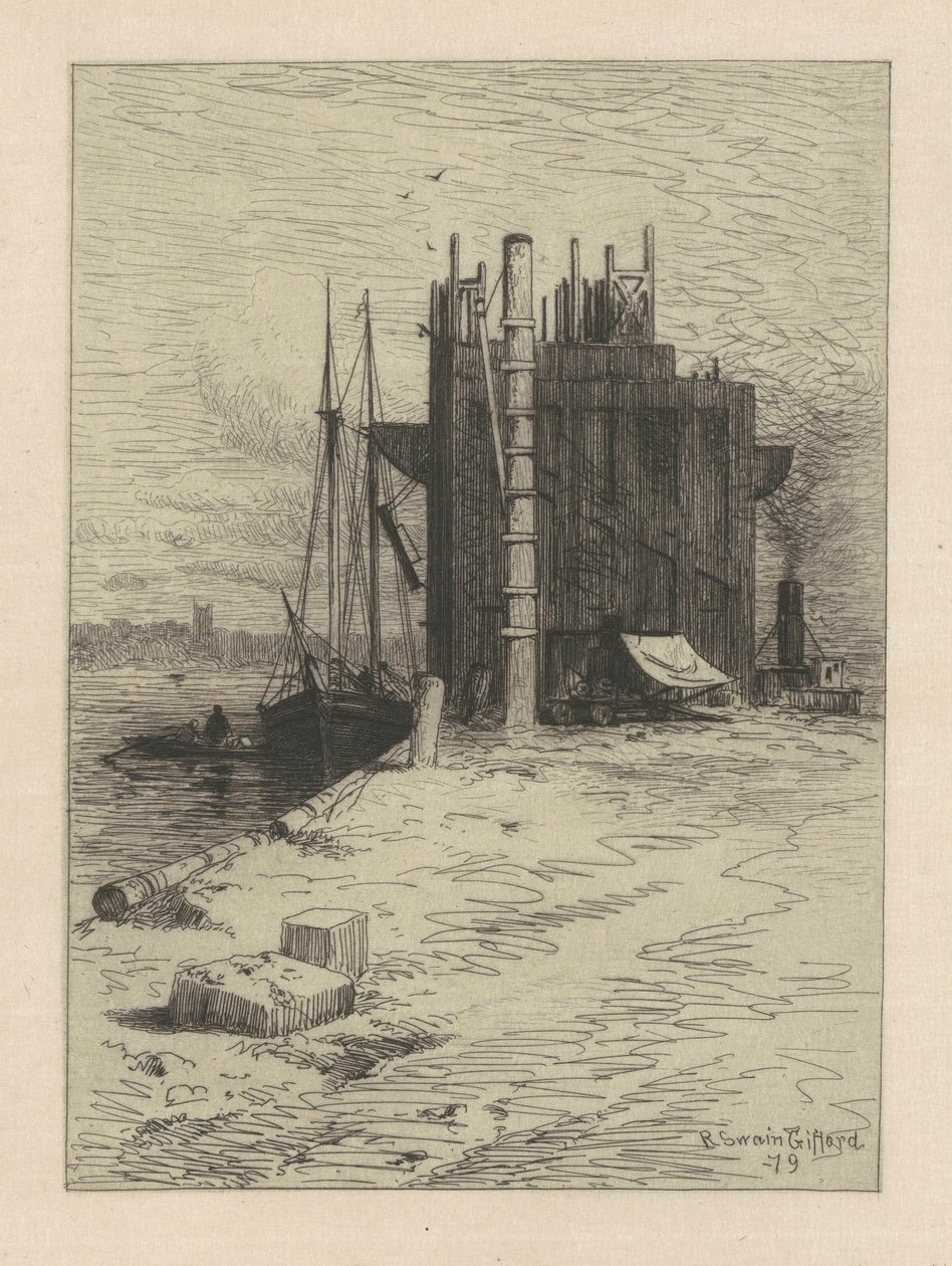 Bolsos de carvão em New Bedford de Robert Swain Gifford