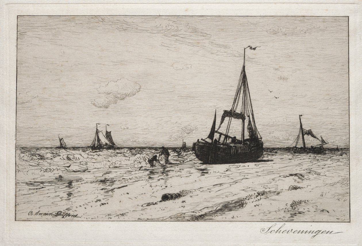 Scheveningen (gravura) de Robert Swain Gifford