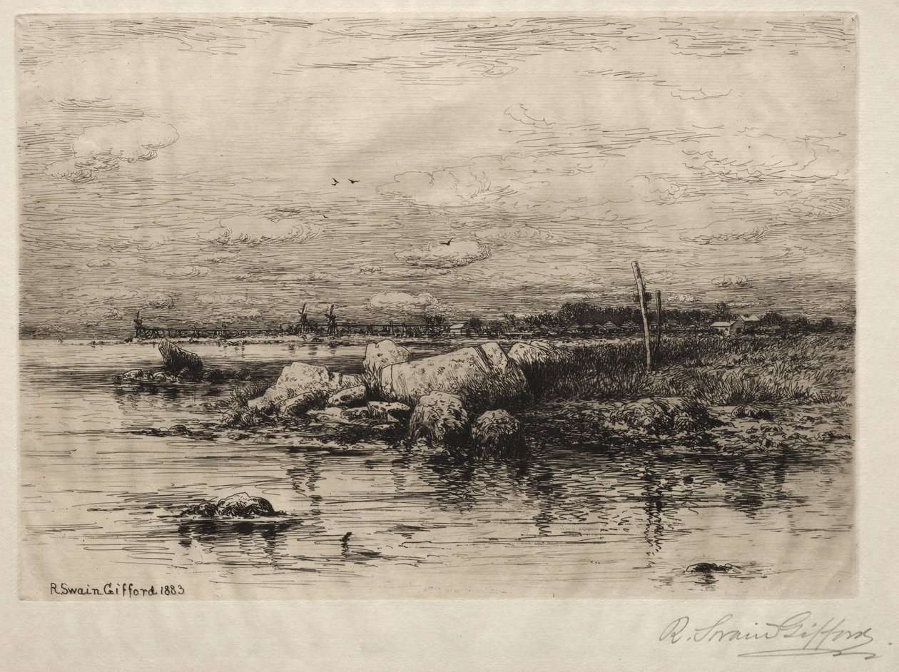 O mês do Apponigansett. de Robert Swain Gifford