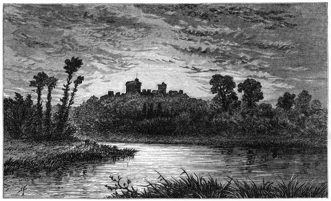 Windsor, da Abordagem Leste, 1880. de Robert Taylor Pritchett