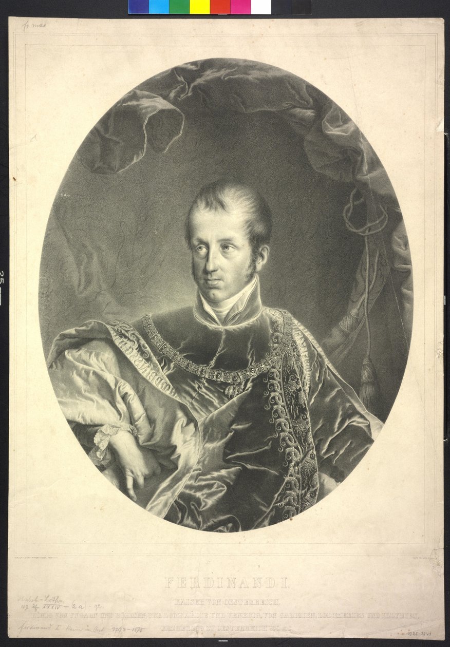 Rei da Hungria e da Boémia Fernando I Imperador da Áustria de Robert Theer