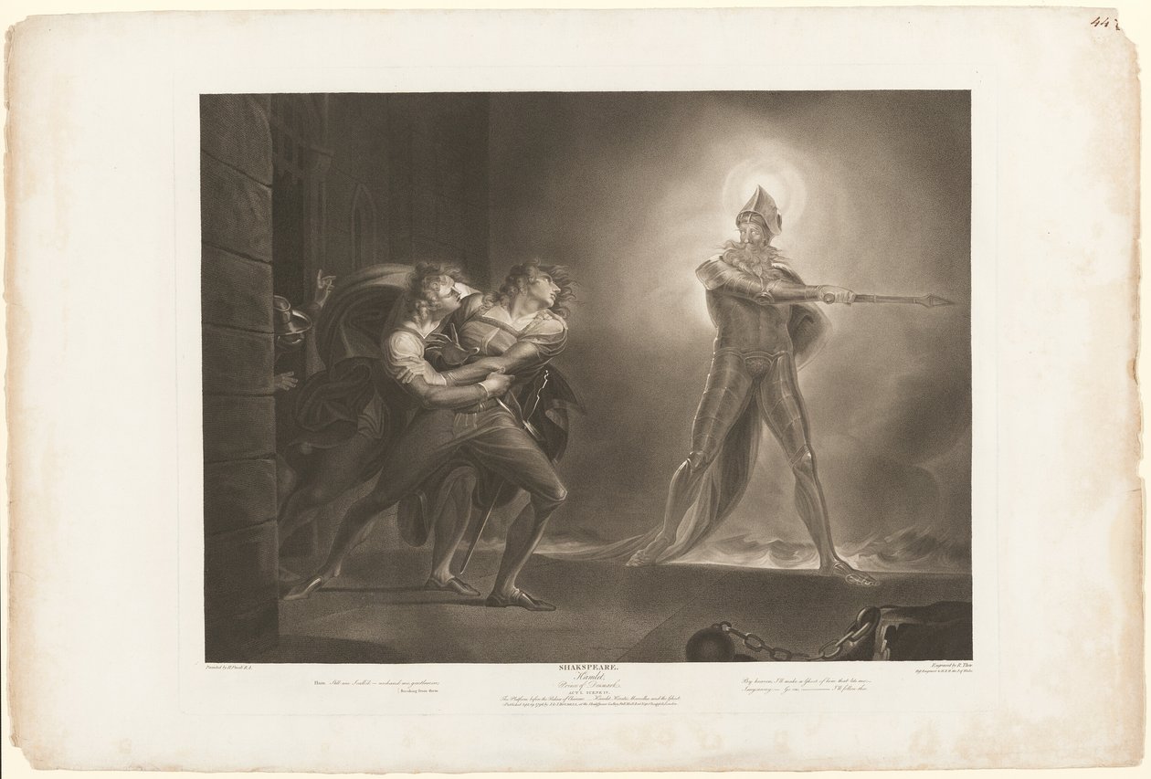 Hamlet, Horácio, Marcelo e o Fantasma de Robert Thew