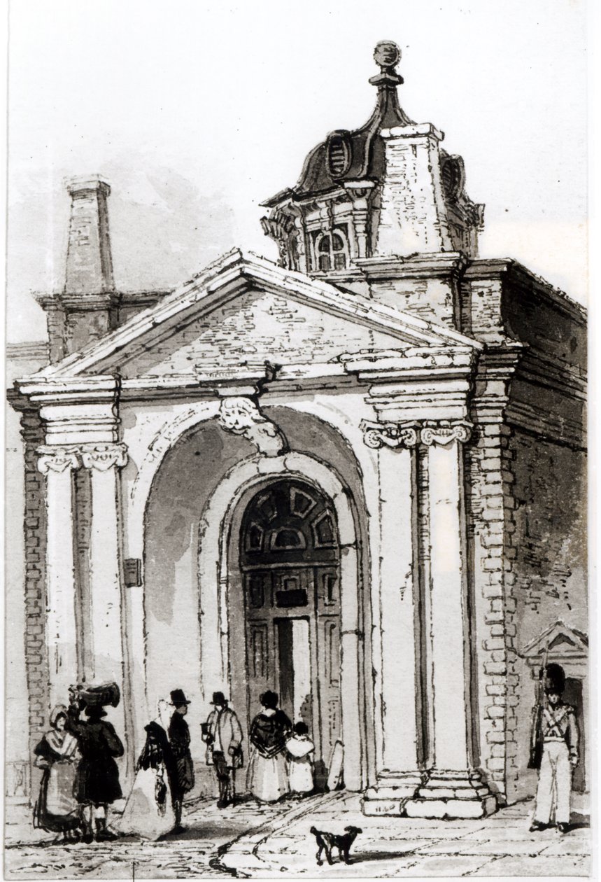 Entrada, para, casa montague de Robert Thomas Landells