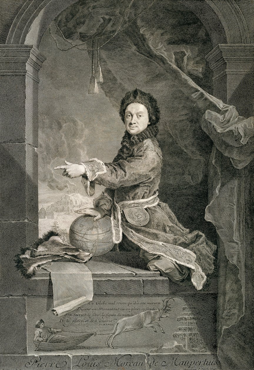 Retrato de Pierre Louis Moreau de Maupertuis (Saint-Malo de Robert Tournieres
