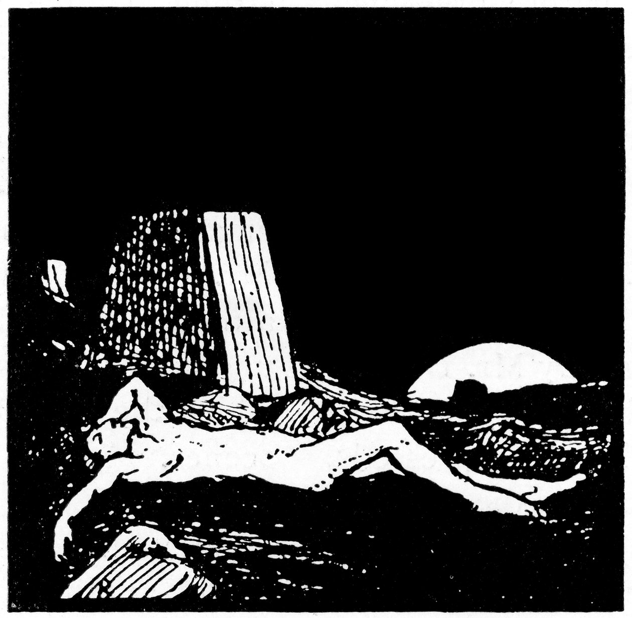Desenho para o Livro de Jó, 1913. de Robert Traill Rose