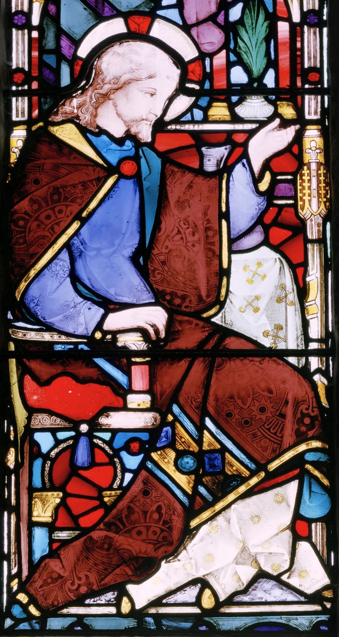 Pregação de Cristo, c.1866 (vitral) de Robert Turnill Bayne