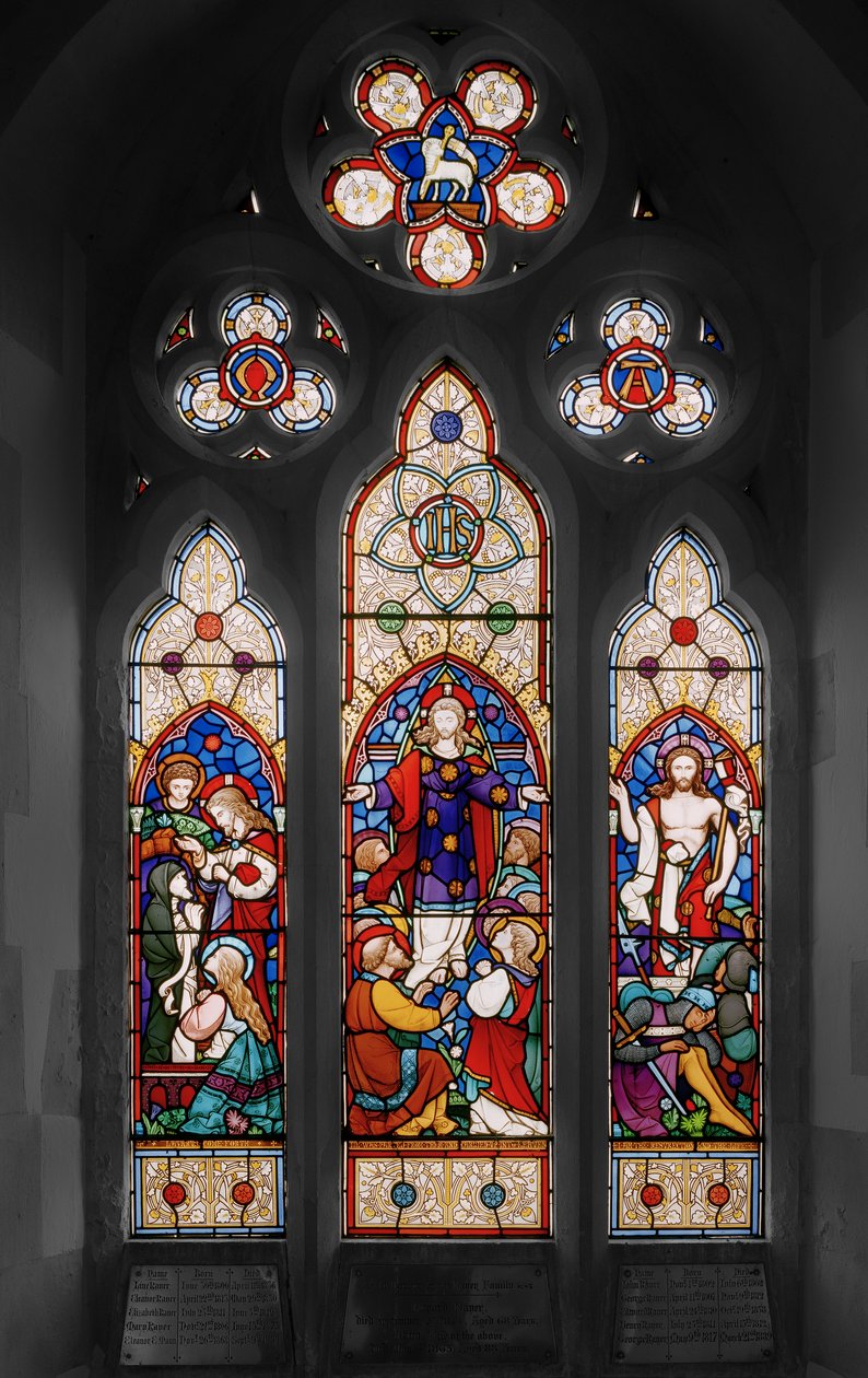 Janela do leste, 1864 (vitral) de Robert Turnill Bayne