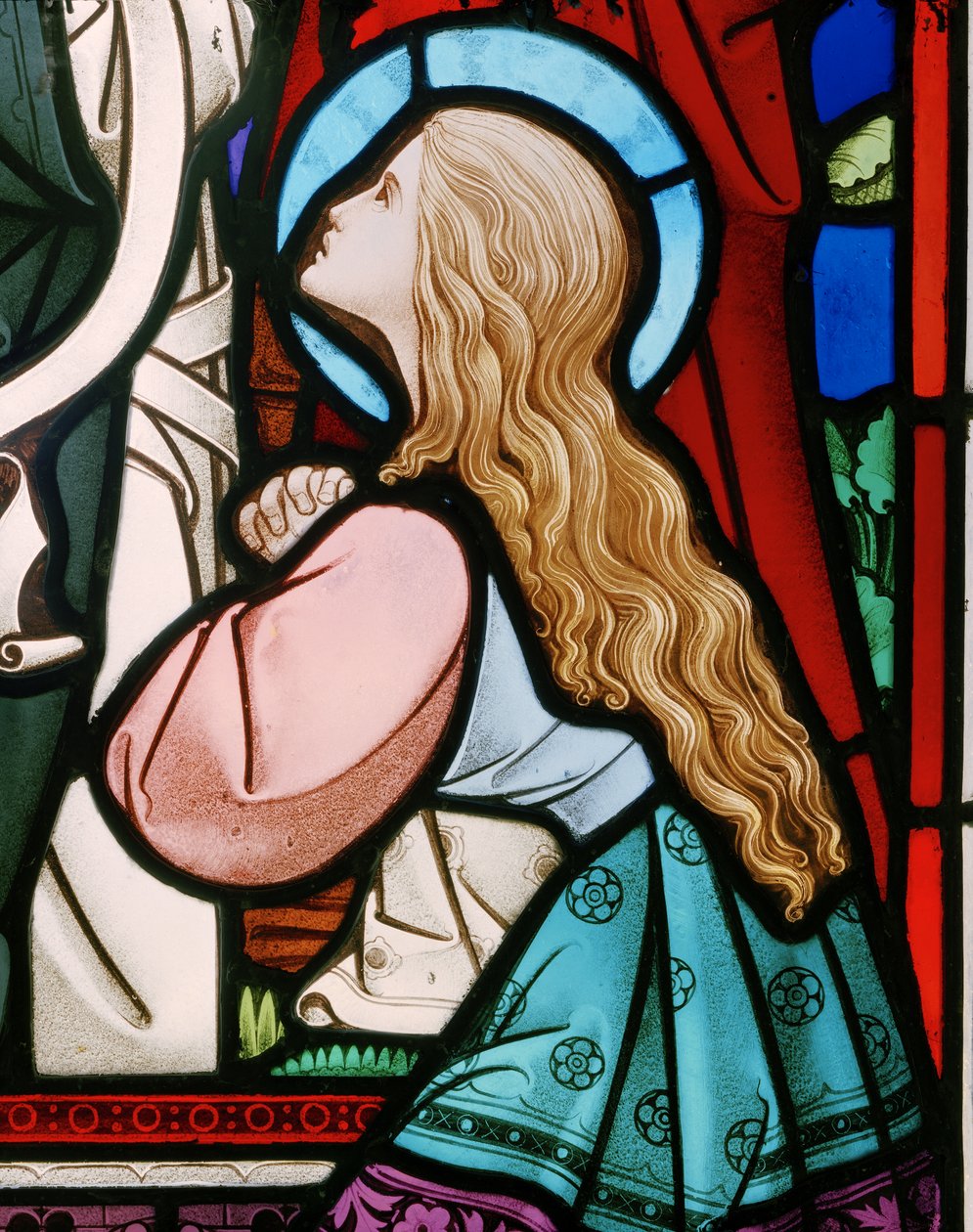 A Irmã De Lázaro, 1864 (vitral) de Robert Turnill Bayne