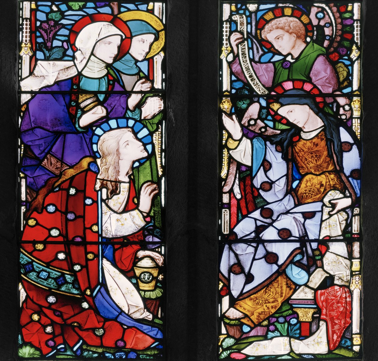 Mulher da Bíblia, c.1866 (vitral) de Robert Turnill Bayne