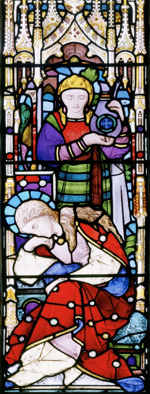 Mulher da Bíblia, c.1866 (vitral) de Robert Turnill Bayne