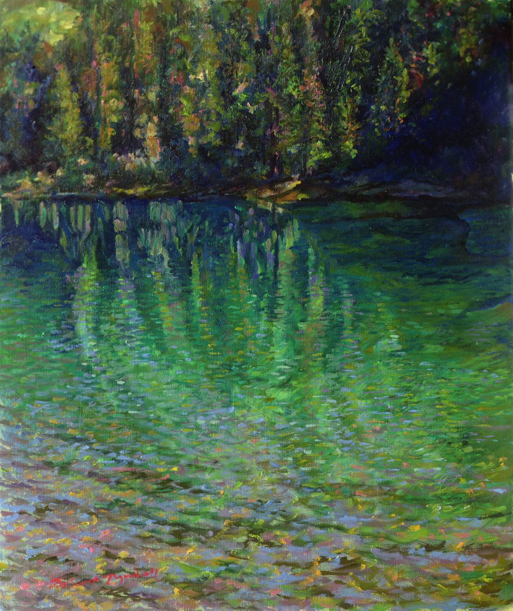 Lago Poursolet, Haute Alpes, França de Robert Tyndall