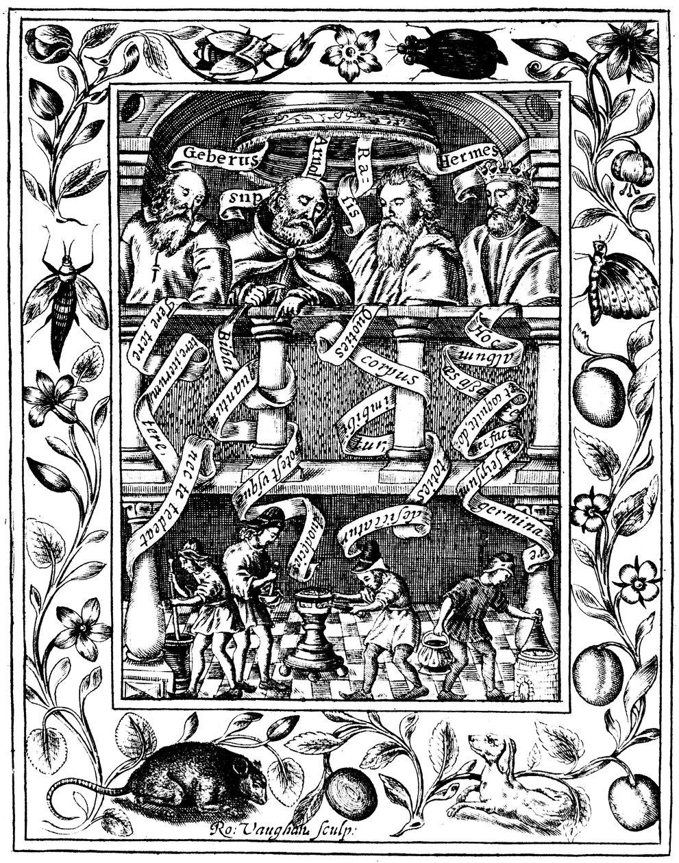 Os quatro grandes alquimistas, 1652 de Robert Vaughan