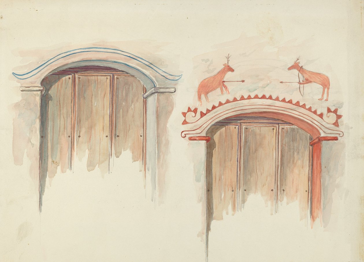 Desenho de restauração de Robert W.R. Taylor