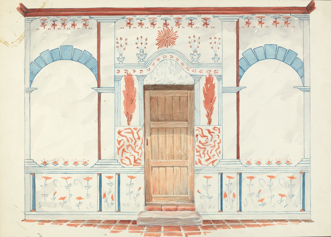 Desenho de restauração de Robert W.R. Taylor