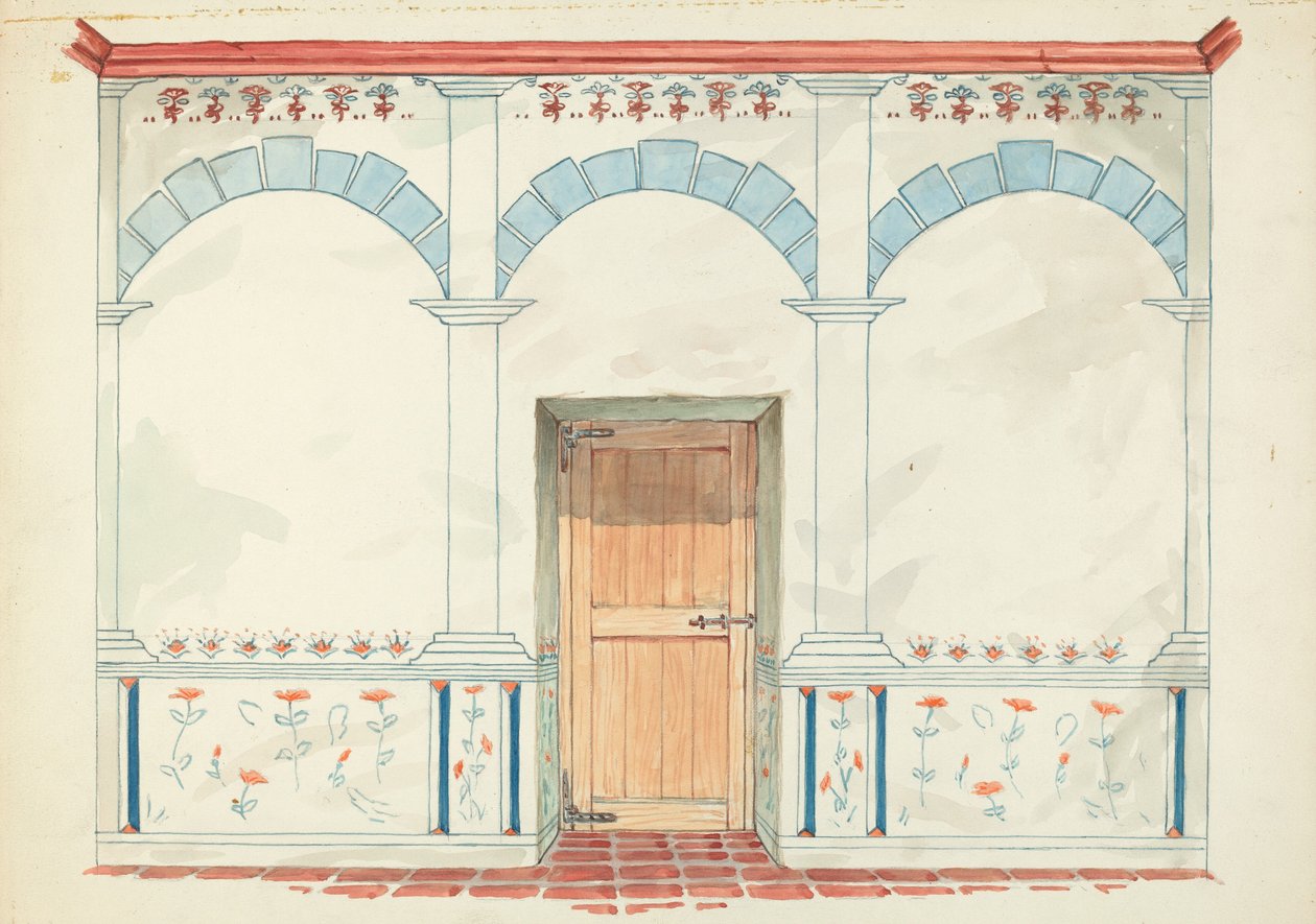 Desenho de restauração de Robert W.R. Taylor