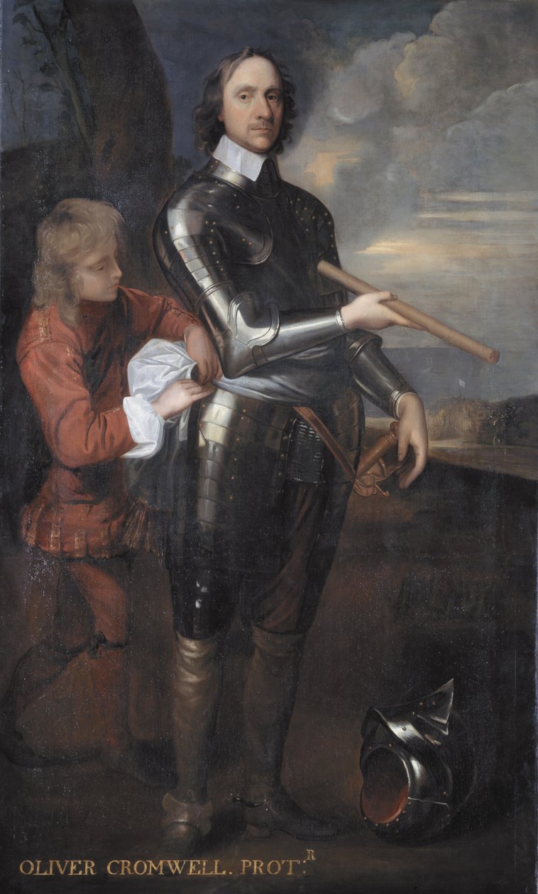 Oliver Cromwell (1599-1658) Senhor Protetor da Inglaterra, c.1650 de Robert Walker