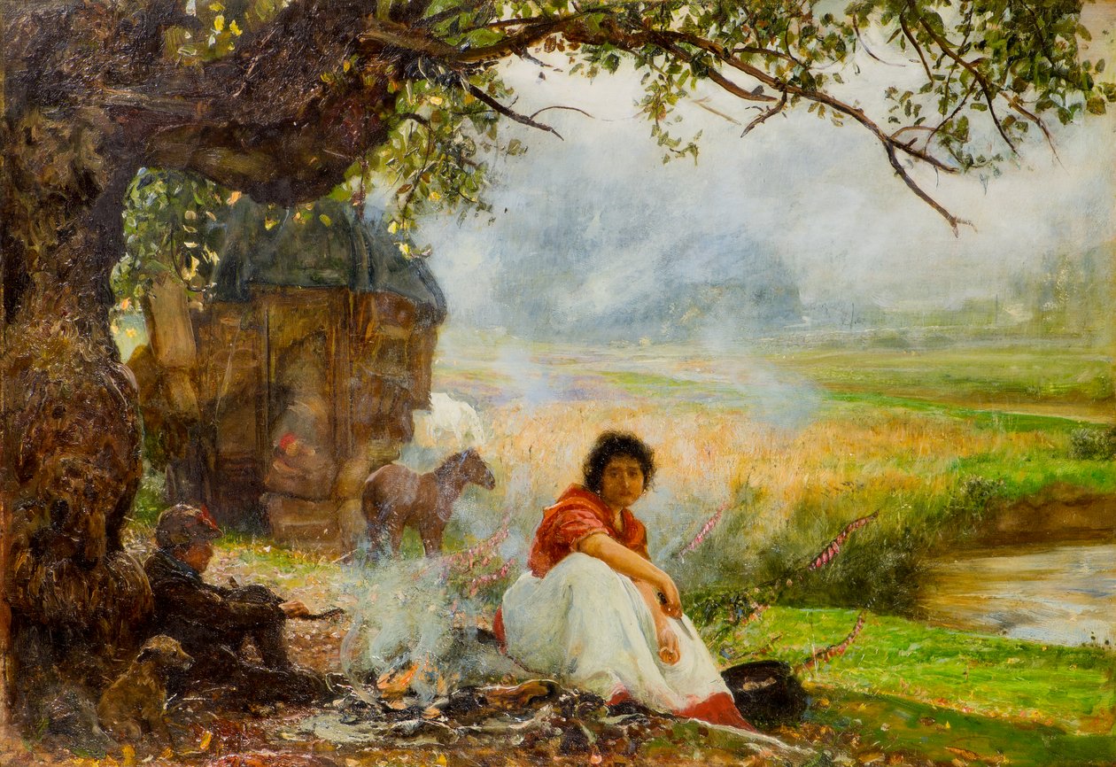 Menina cigana de Robert Walker Macbeth