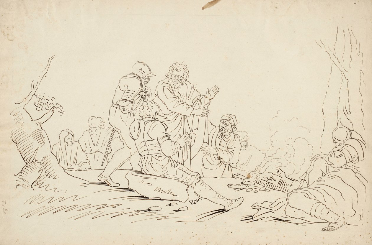 Cena depois Salvator Rosa de Robert Walter Weir