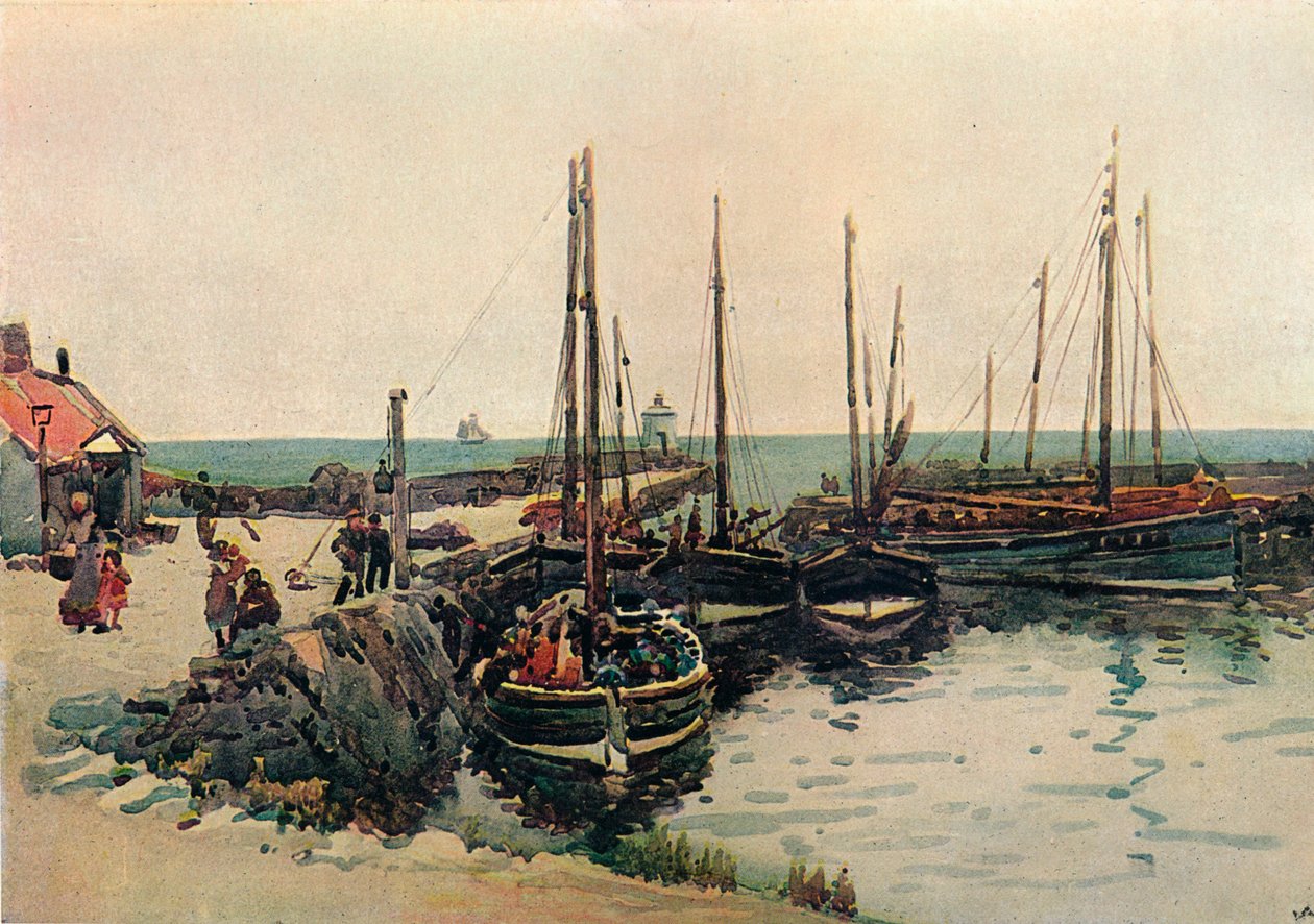 Rosehearty, c1909 de Robert Weir Allan