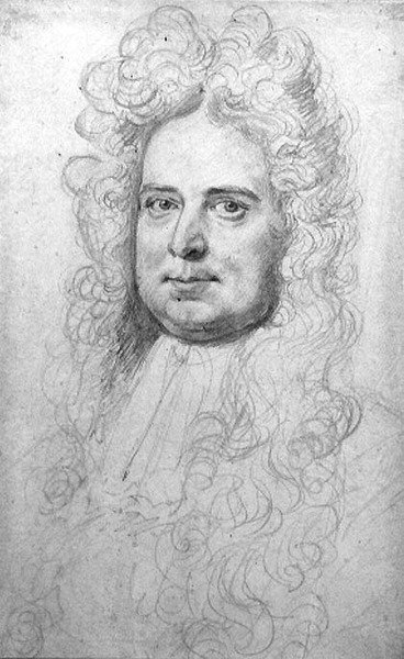 Retrato masculino (lápis em velino) de Robert White