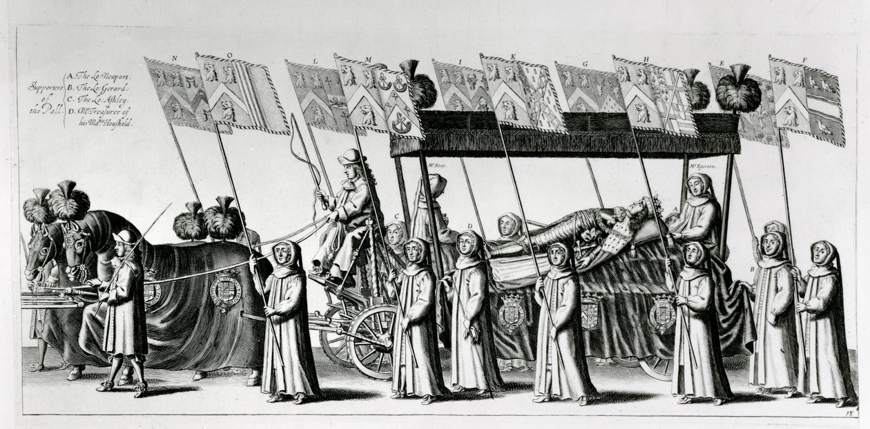 Funeral de estado de George Monck, 1o duque de Albemarle, 1671 de Robert White